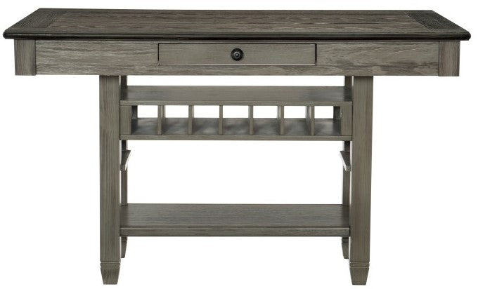 Homelegance Granby Counter Height Dining Table in Coffee and Antique Gray 5627GY-36*