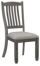 Homelegance Granby Side Chair in Antique Gray (Set of 2) 5627GYS
