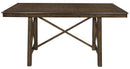 Homelegance Furniture Levittown Counter Height Table in Brown 5757-36