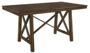 Homelegance Furniture Levittown Counter Height Table in Brown 5757-36