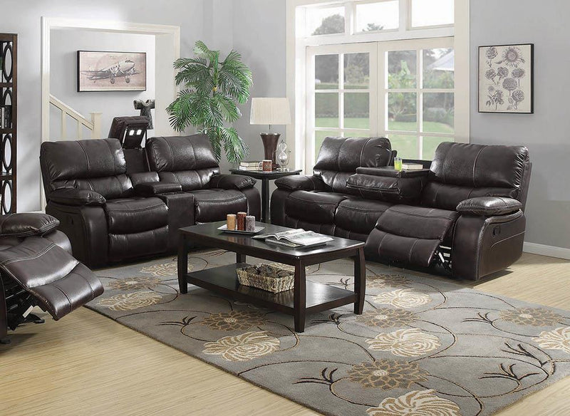Willemse Chocolate Reclining Two-Piece Living Room Set