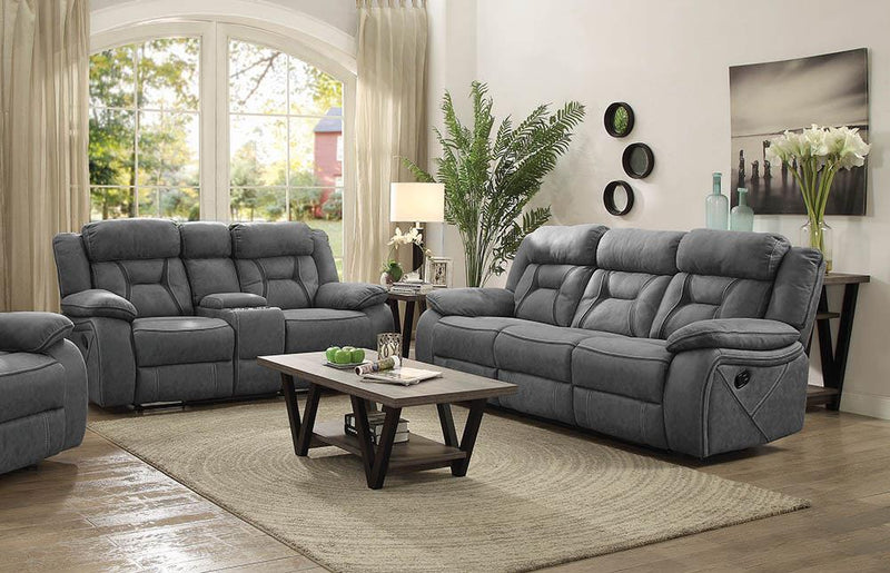 Houston Casual Stone Reclining Two-Piece Living Room Set