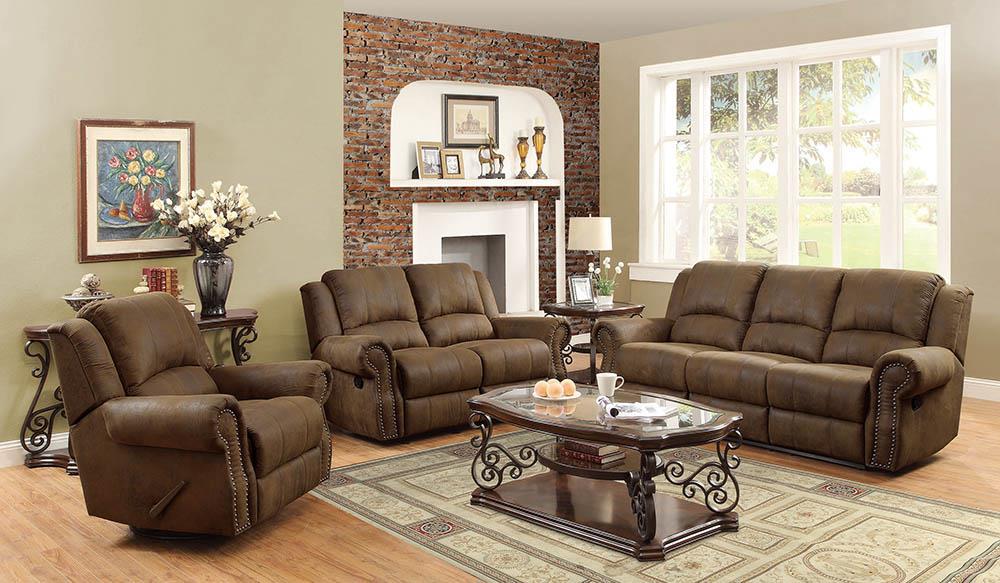 Sir Rawlinson Brown Three-Piece Living Room Set | Motion Sofa