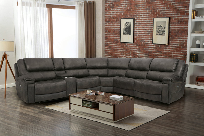 Wyerville 6-Piece Power Reclining Sectional
