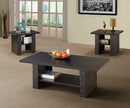 G700345 Contemporary Black Oak Three-Piece Table Set