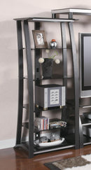 G700681 Contemporary Matte Black Media Tower