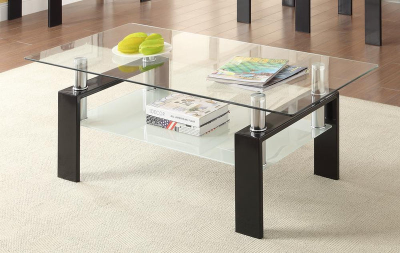 G702288 Occasional Contemporary Black Coffee Table