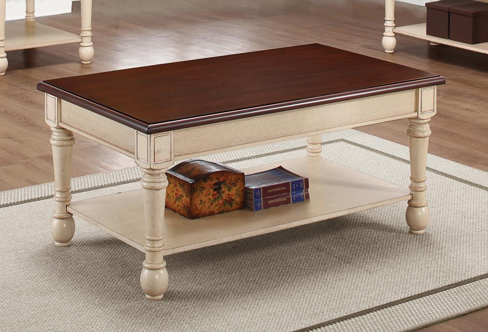 Coffee table brown and white hotsell