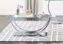 G704988 Contemporary Chrome Coffee Table