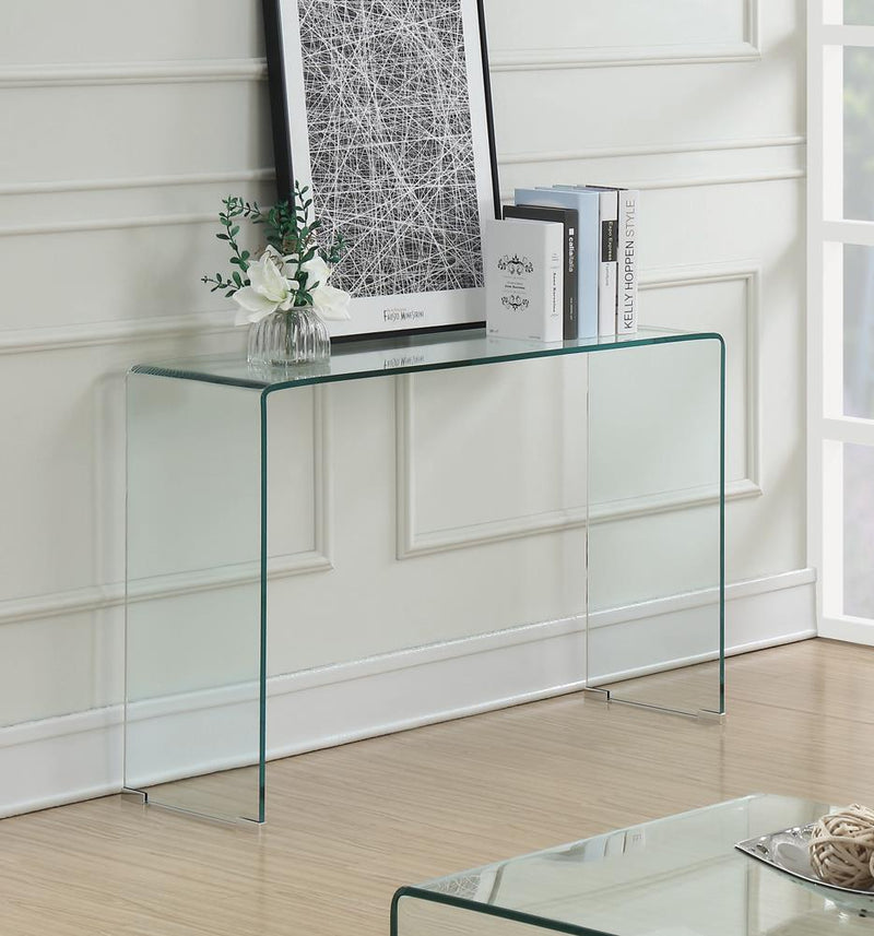 G705328 Contemporary Clear Sofa Table