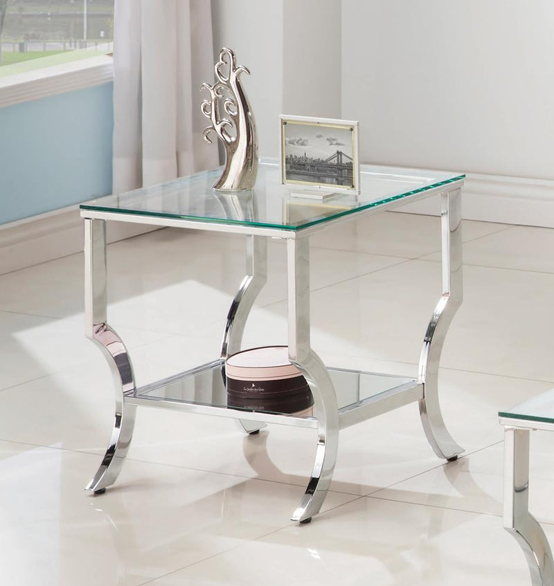 G720338 Contemporary Chrome Side Table
