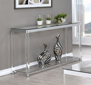 G720748 Contemporary Chrome Sofa Table