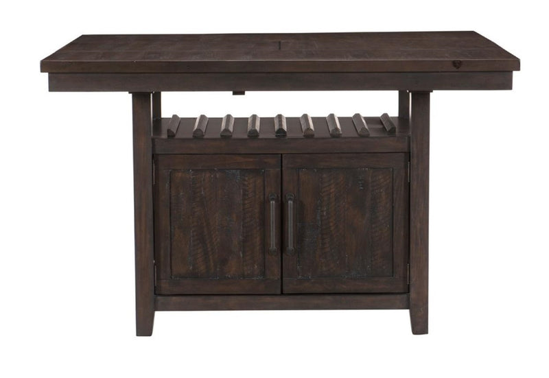 Homelegance Oxton Counter Height Table in Dark Cherry 5655-36*