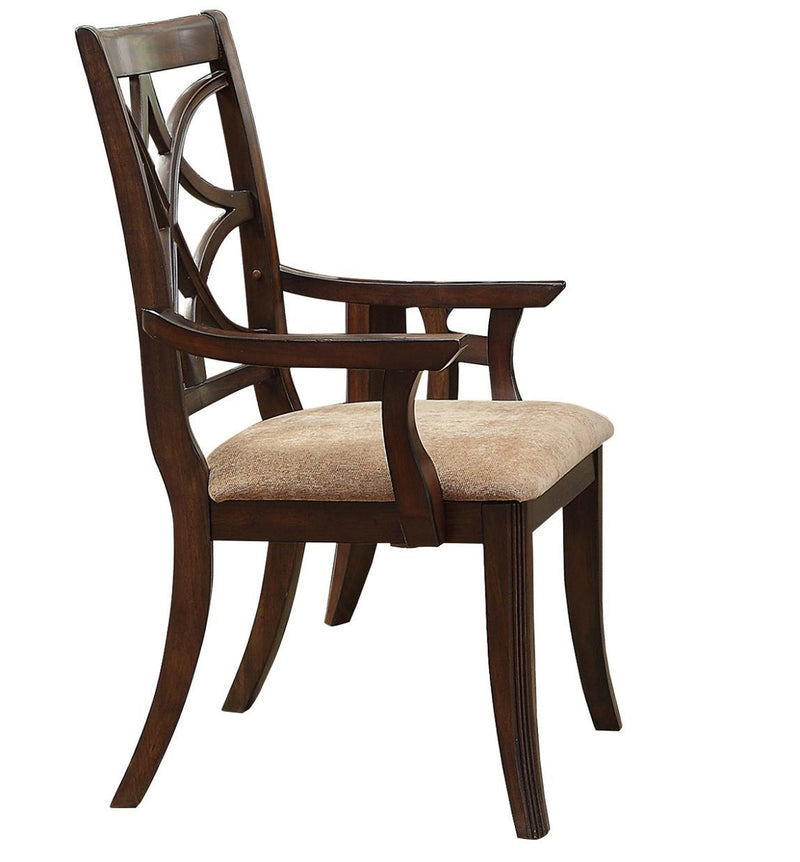 Homelegance Keegan Arm Chair in Cherry (Set of 2)