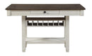 Homelegance Granby Counter Height Dining Table in White & Brown 5627NW-36*