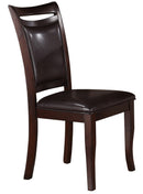 Homelegance Maeve Side Chair in Dark Cherry (Set of 2) 2547S