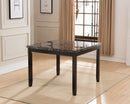 5-Piece Faux Marble Counter Height Dining Set