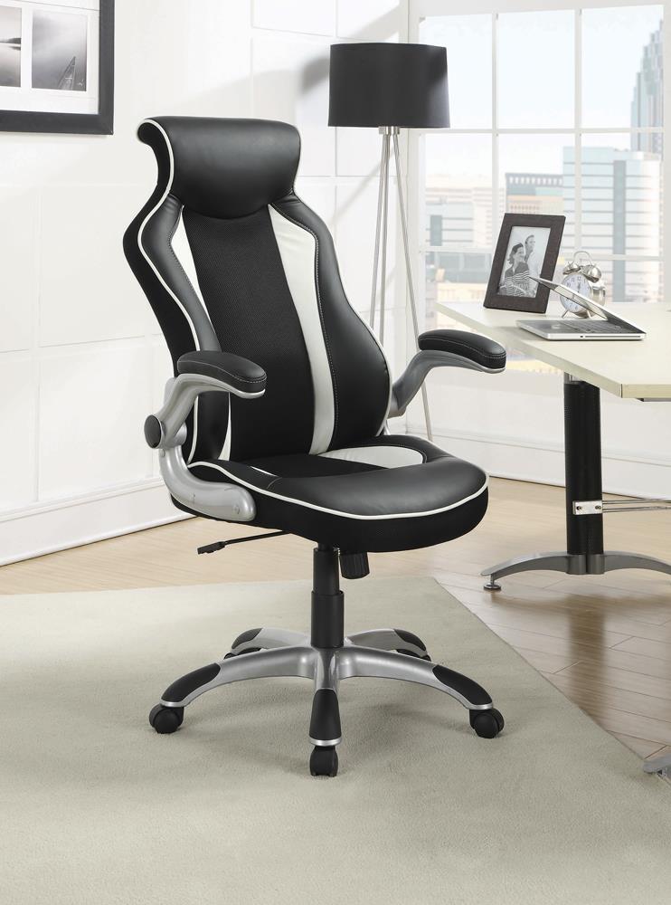 G800048 Contemporary Black and White Office Chair