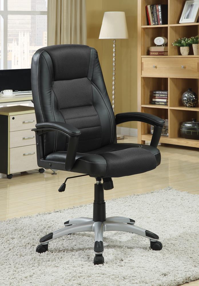 G800209 Casual Black Office Chair