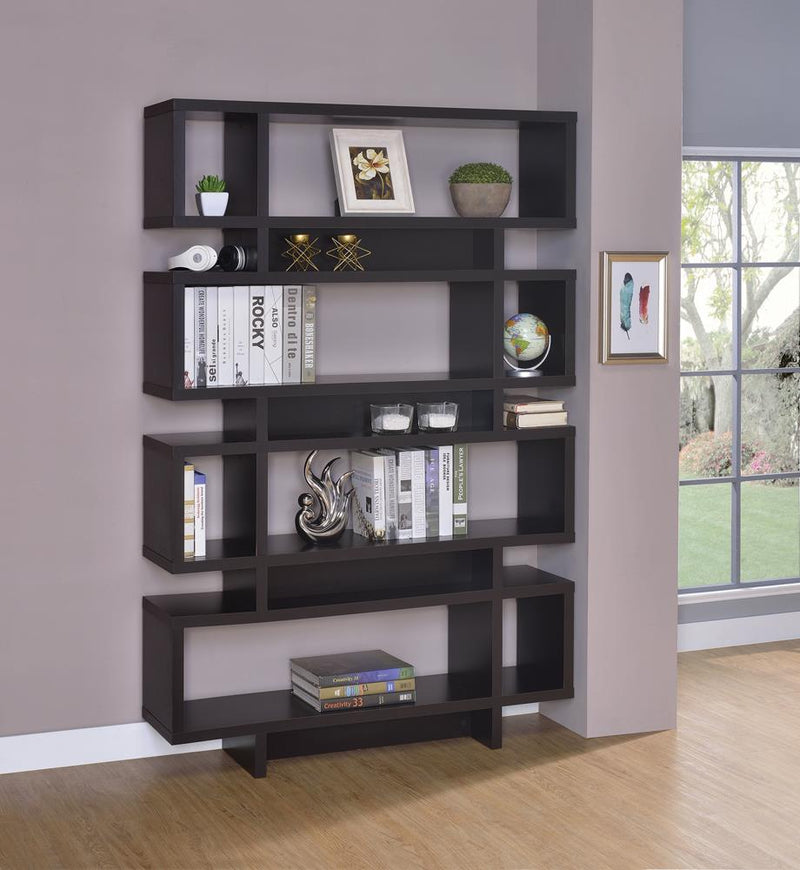 G800307 Contemporary Cappuccino Bookcase