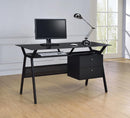 G800436 Casual Black Computer Desk