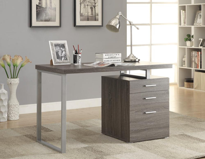 G800520 Contemporary Weathered Grey Writing Desk