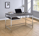 G801271 Contemporary Weathered Grey Writing Desk