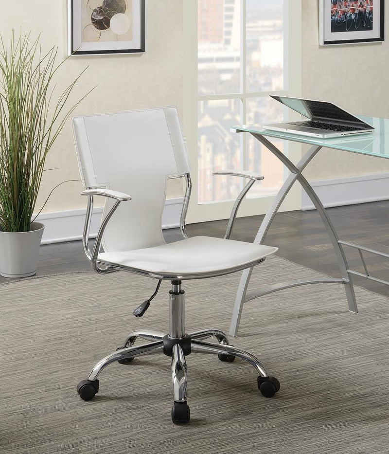 G801363 Contemporary White Office Chair