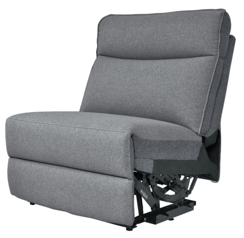 Homelegance Furniture Maroni Armless Chair in Dark Gray/Light Gray 8259-AC