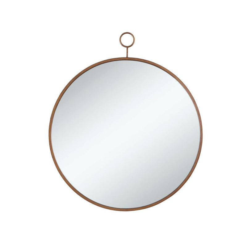 G902354 Round, Gold Mirror