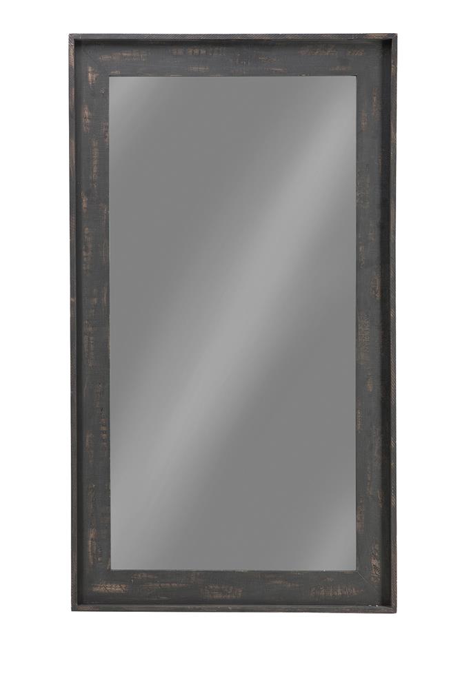 G902767 Distressed Brown Accent Mirror