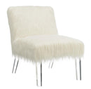 G904059 Contemporary White Accent Chair