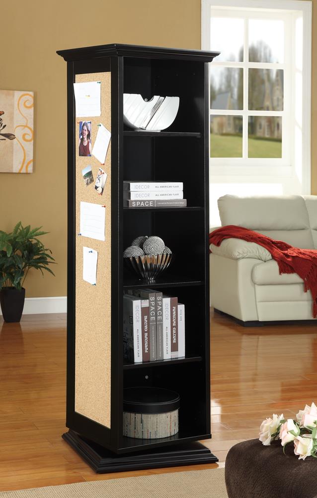G910083 Casual Black Accent Cabinet