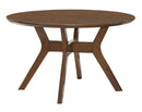 Homelegance Edam Round Dining Table in Light Oak 5492-52