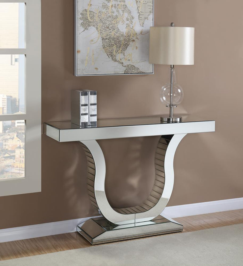 G930010 Contemporary Mirrored Console Table