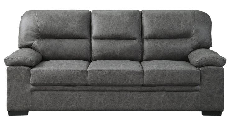 Homelegance Furniture Michigan Sofa in Dark Gray 9407DG-3