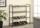 G950031 Transitional Black Shoe Rack