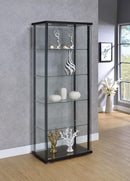 G950170 Contemporary Black Curio Cabinet