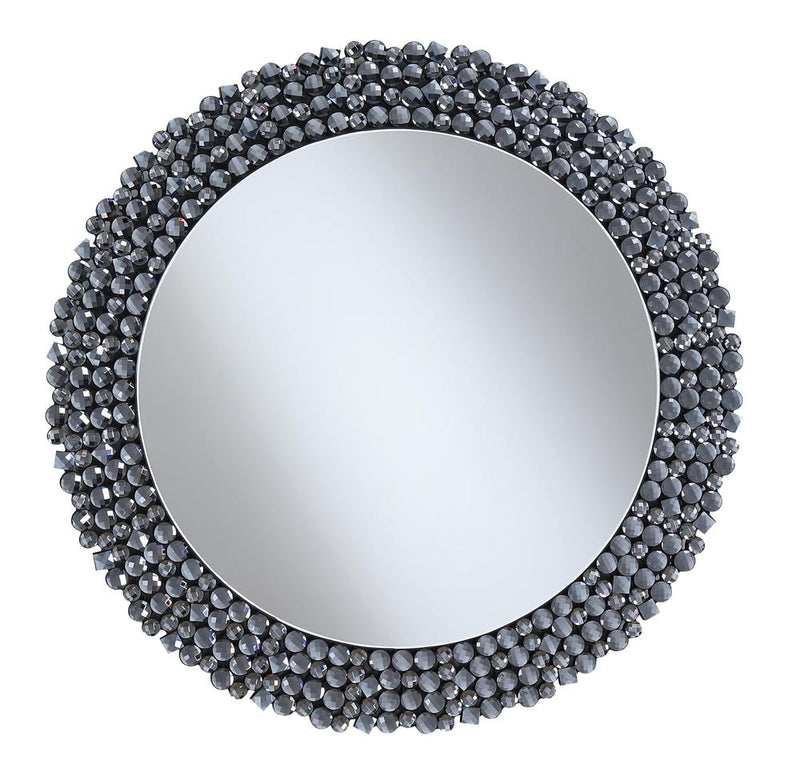 G960077 Contemporary Silver Wall Mirror
