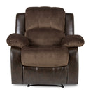 Homelegance Furniture Granley Reclining Chair in Chocolate 9700FCP-1