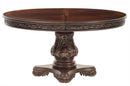 Homelegance Deryn Park Round Dining Table in Dark Cherry 2243-76*