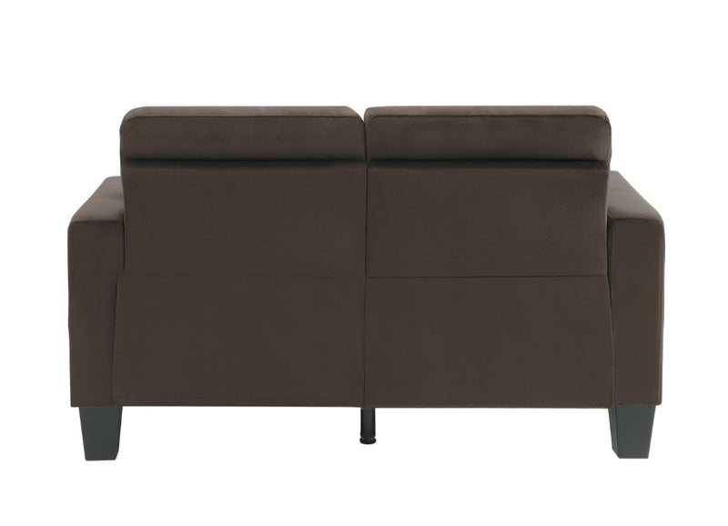 Homelegance Furniture Lantana Sofa in Chocolate 9957CH-3