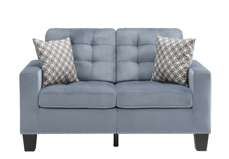 Homelegance Furniture Lantana Loveseat in Gray 9957GY-2