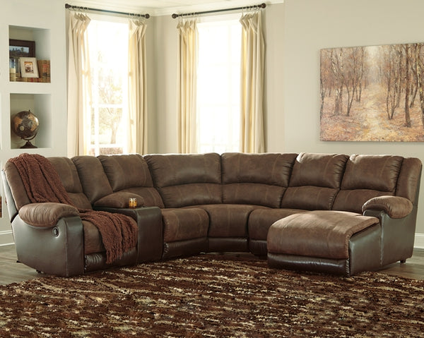Nantahala 6 Piece Reclining Sectional with Chaise Sectional Michael s Discount Portland