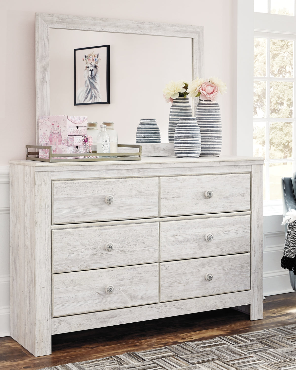 ブランデー md62717 Paxberry Dresser and Mirror | Dresser | Michael's Discount