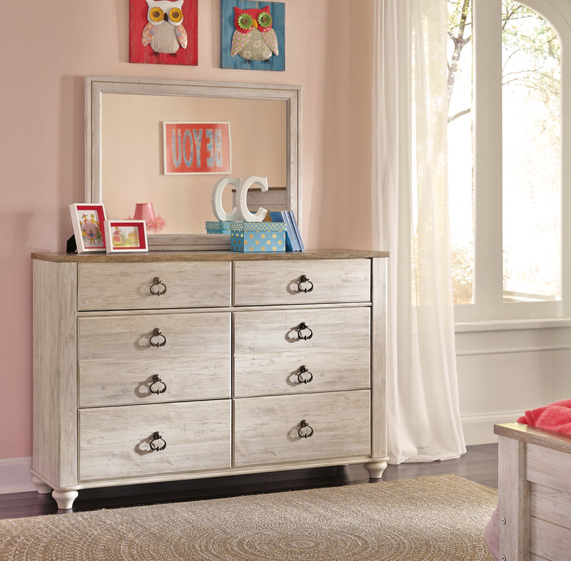 Willowton Youth Dresser and Mirror