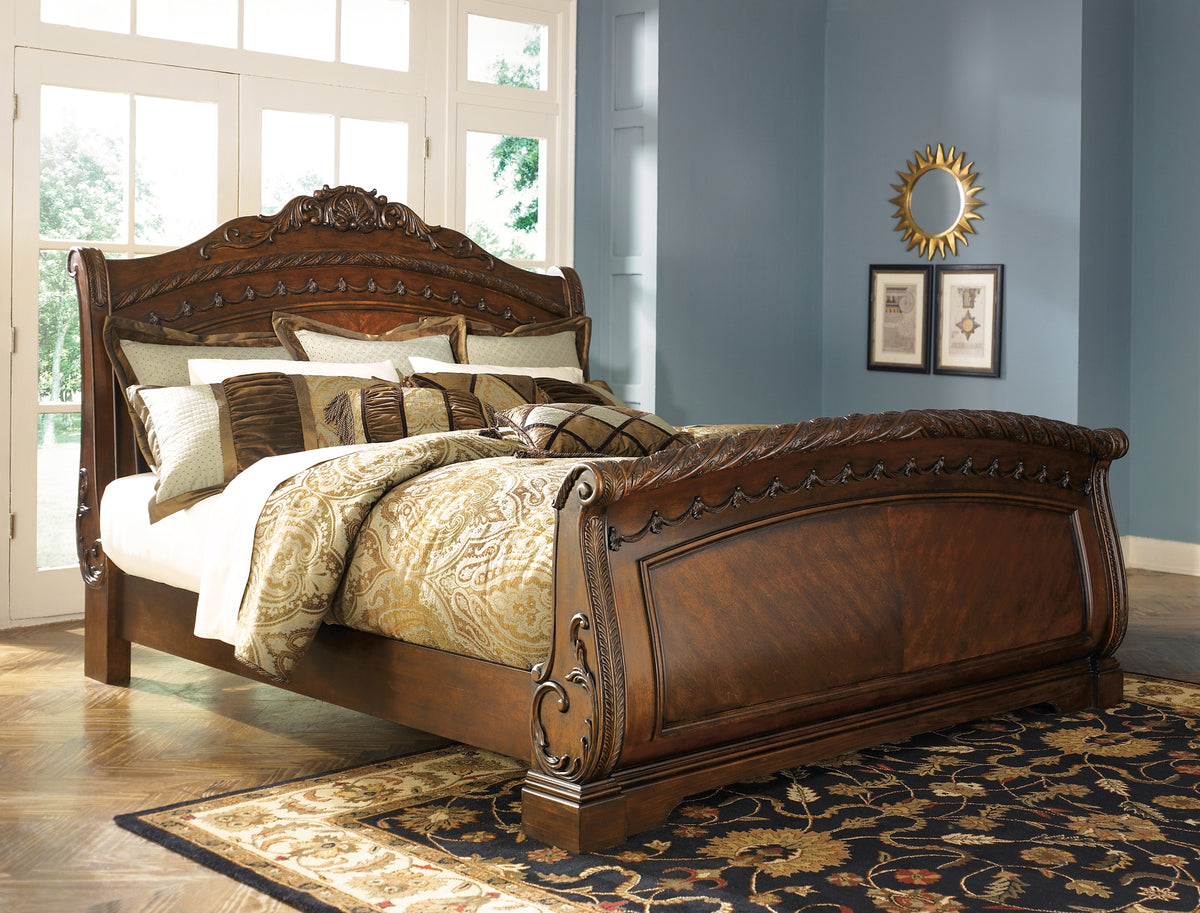 North Shore California King Sleigh Bed Bed Michael s Discount Portland