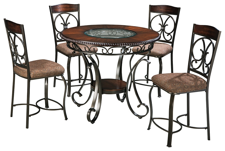 Glambrey 5-Piece Counter Height Dining Room Set