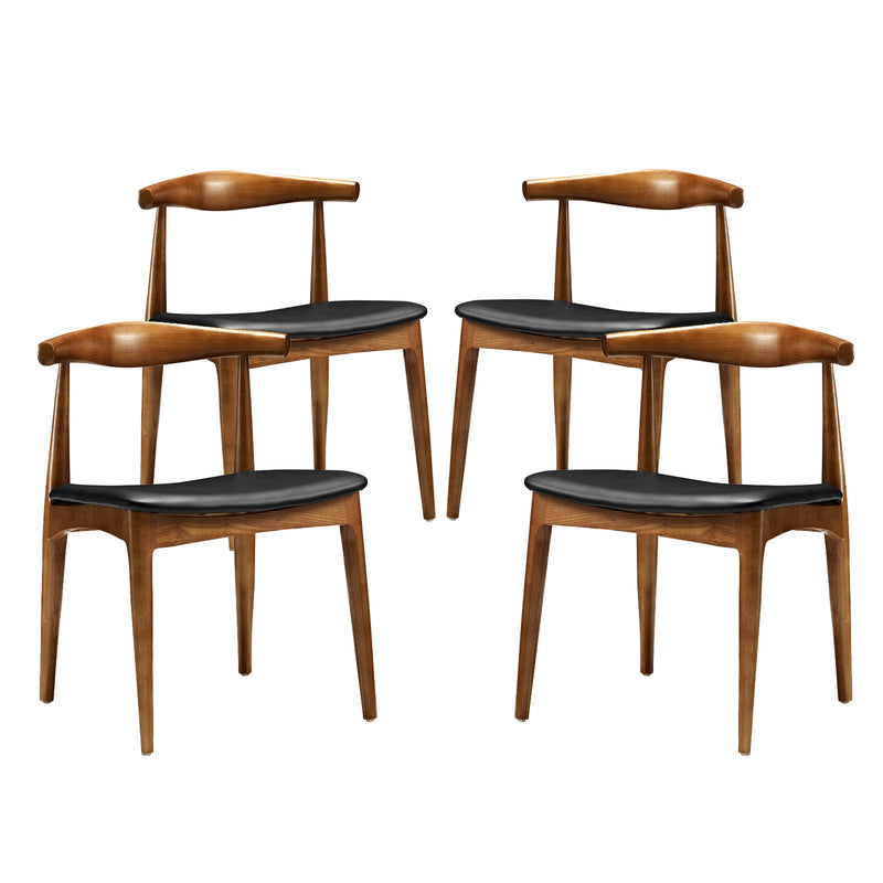 Tracy Dining Chairs Wood Set of 4 image