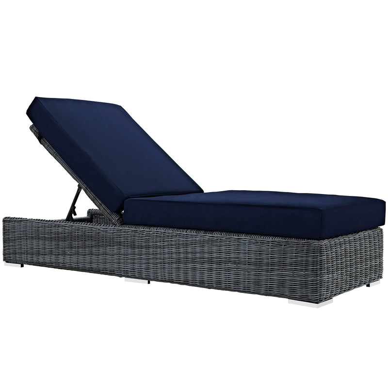 Summon Outdoor Patio Sunbrella� Chaise Lounge